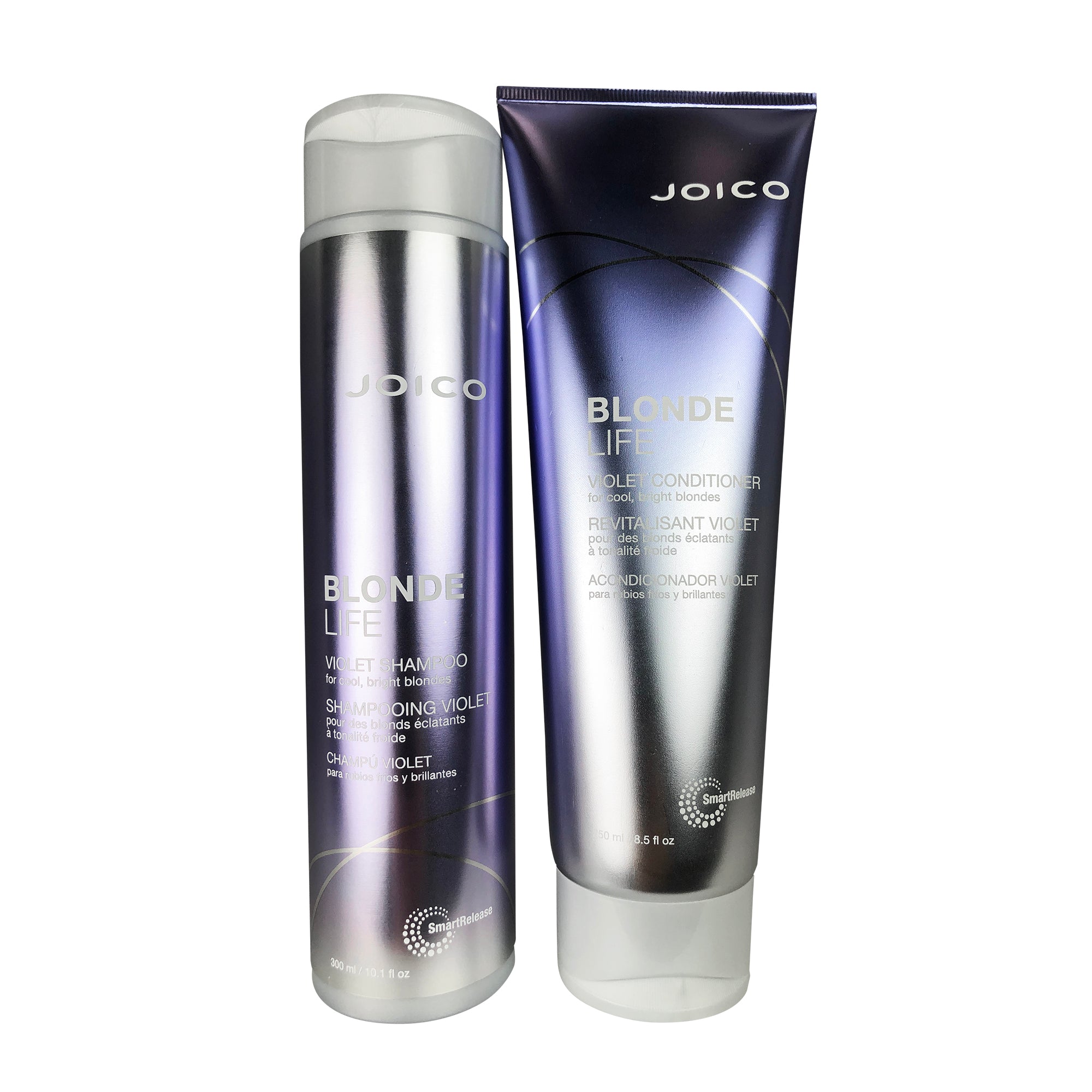 JOICO Blonde Life Violet Shampoo 10.1 oz and Conditioner 8.5 oz DUO for Cool Bright Blondes
